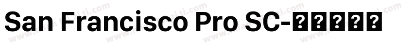 San Francisco Pro SC字体转换